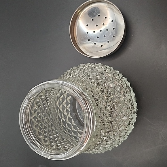 Vintage Glass Sugar Shaker 4.5" - Picture 7 of 9